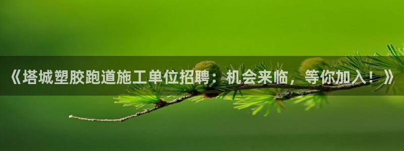 红足1世足球：《塔城塑胶跑道施工单位招聘：机会来临，等你加入！》