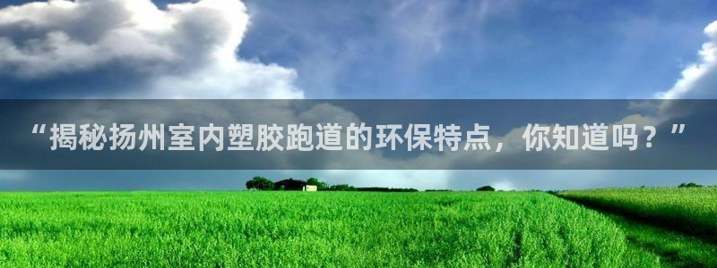 红足一1世官网：“揭秘扬州室内塑胶跑道的环保特点，你知道吗？”