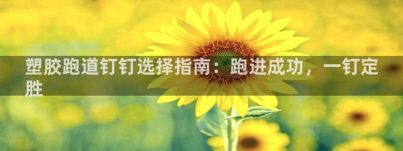 红足1世1站：塑胶跑道钉钉选择指南：跑进成功，一钉定
胜