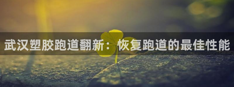 红足l一世开奖现场62ty：武汉塑胶跑道翻新：恢复跑道的最佳性能