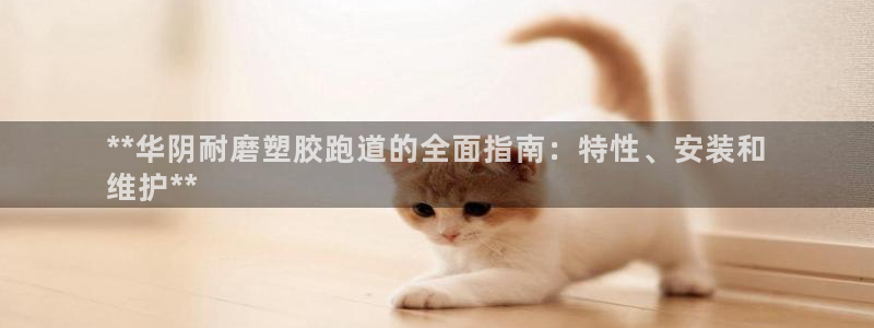 333814红·足一世比分：**华阴耐磨塑胶跑道的全面指南：特性、安装和
维护**