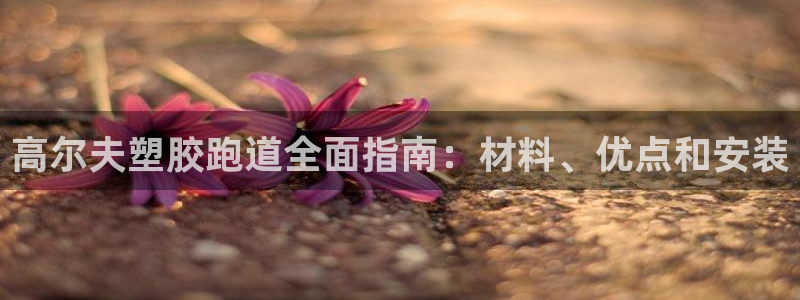 777814红·足一世比分：高尔夫塑胶跑道全面指南：材料、优点和安装