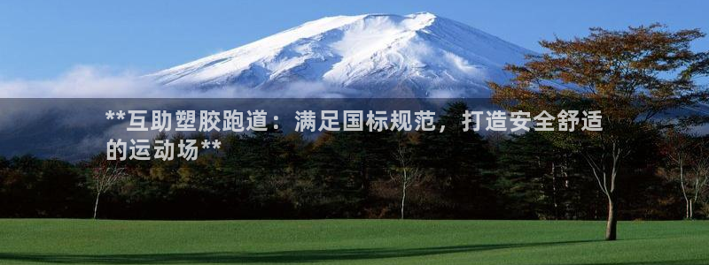 红足一1世比分：**互助塑胶跑道：满足国标规范，打造安全舒适
的运动场**