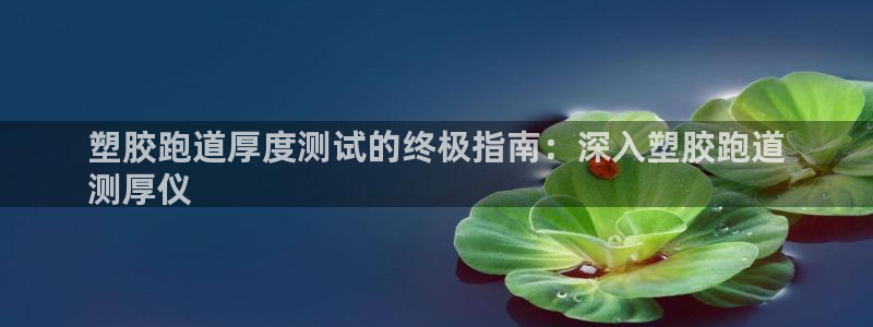 红足一1世手机皇冠：塑胶跑道厚度测试的终极指南：深入塑胶跑道
测厚仪